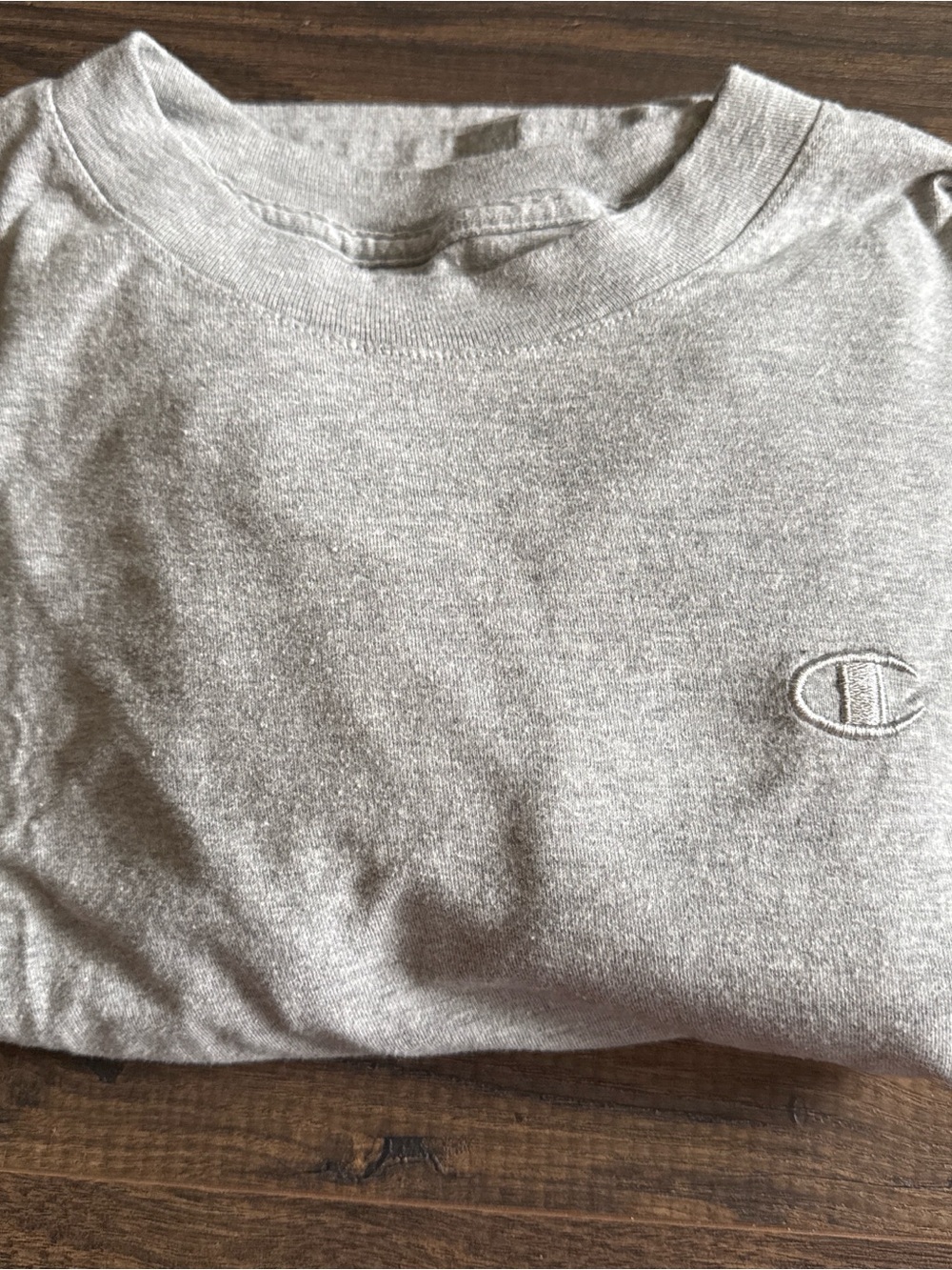 Champion Men’s ' Crewneck Shirt - Light Gray